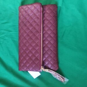 New Cranberry Clutch/Crossbody Bag